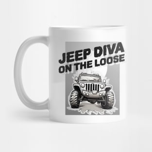 Jeep Diva on the loose! Mug